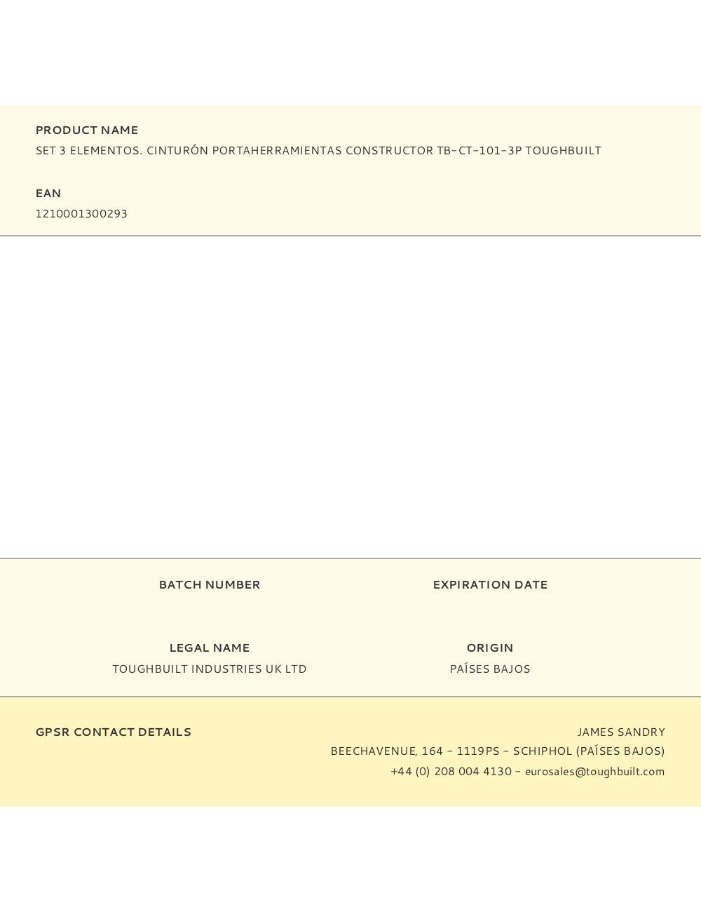 Set 3 elementos. cinturón portaherramientas constructor