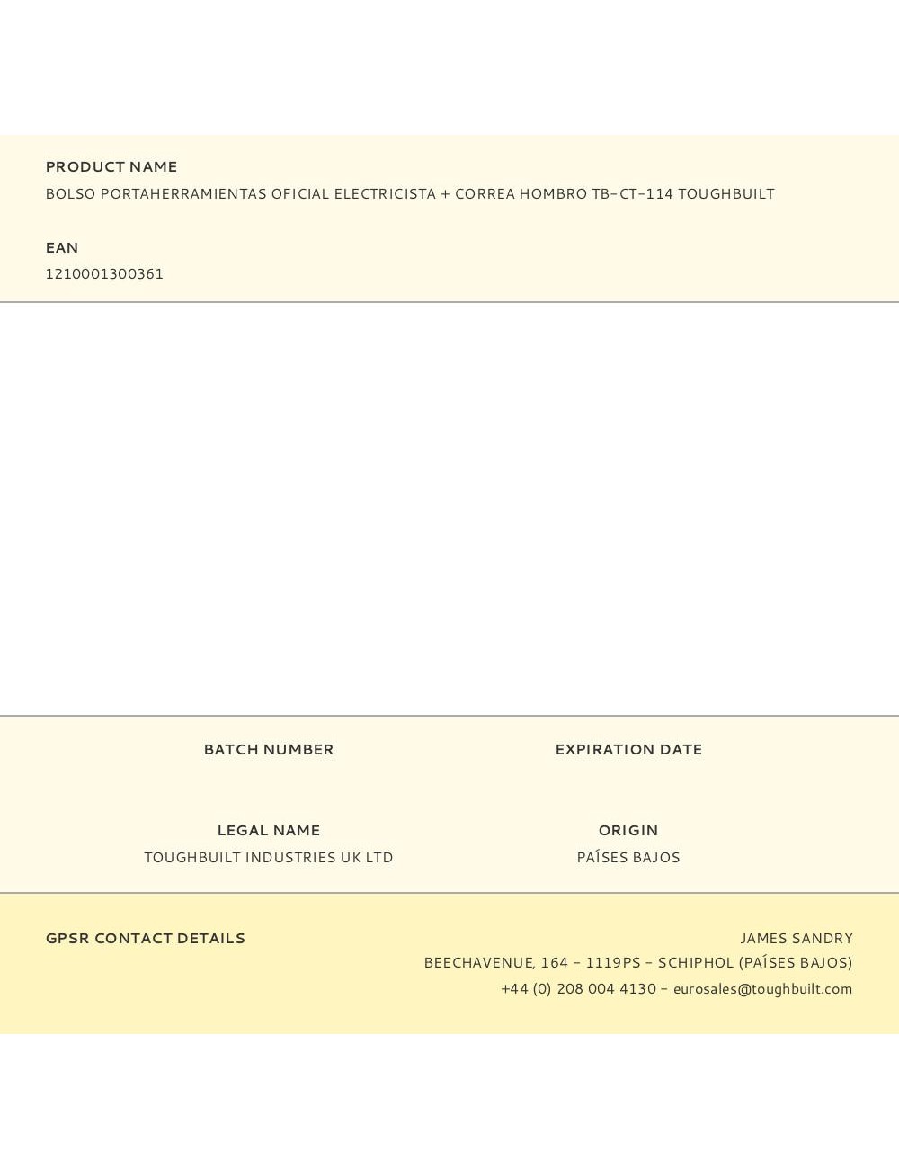 Bolso portaherramientas oficial electricista + correa hombro