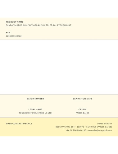 Funda taladro compacta (pequeño)