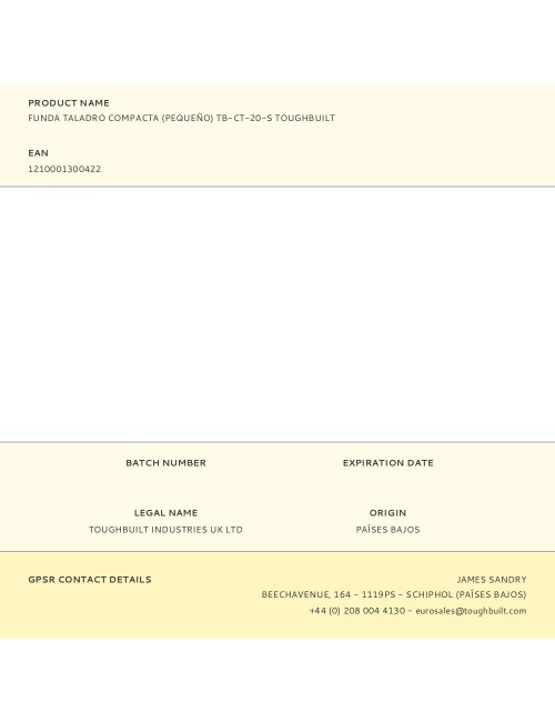 Funda taladro compacta (pequeño)