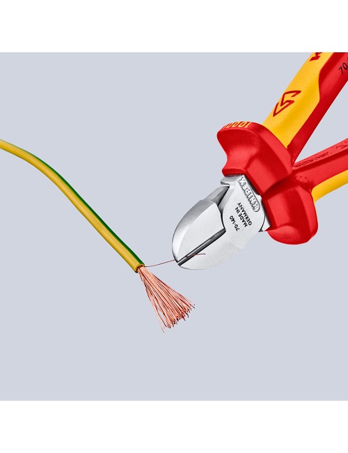 Alicates de corte diagonal 140 x 54 x 25 mm