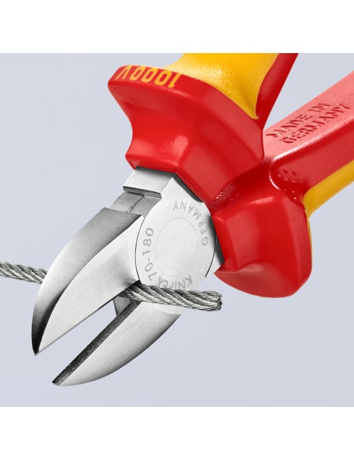 Alicates de corte diagonal 180 x 56 x 20 mm