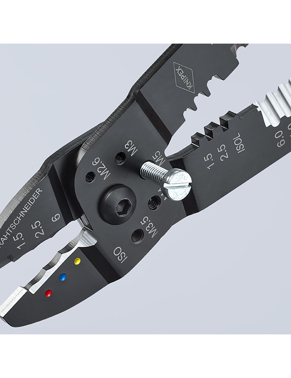 Alicates para entallar terminales 240 x 62 x 25 mm