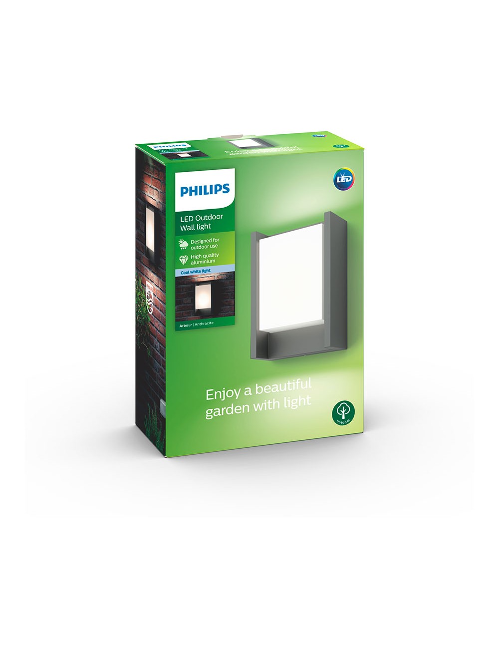 Aplique led modelo arbour 6 w 600 lm 4000 k