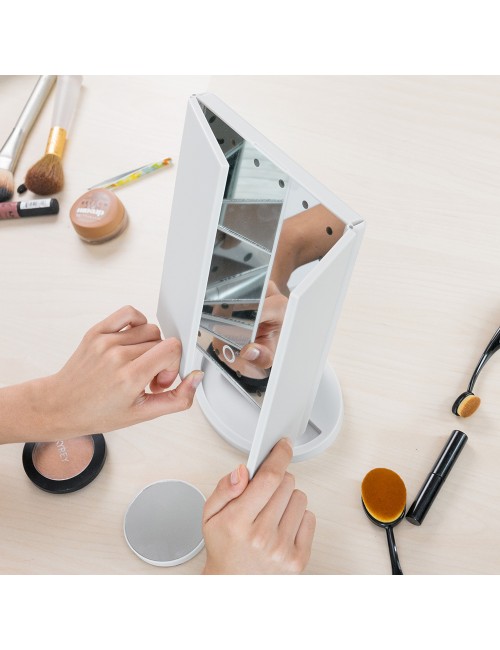 Espejo led de aumento 4 en 1