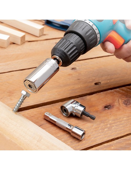 Llave de vaso universal con accesorios uniscrew