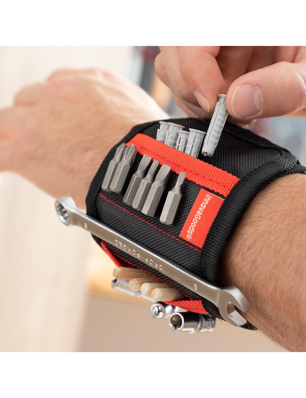 Muñequera magnética para bricolaje wristool
