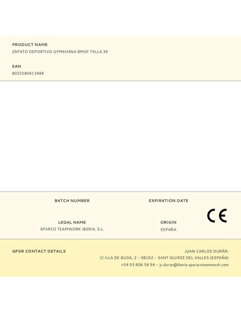 Zapato deportivo gymkhana bmgf talla 39