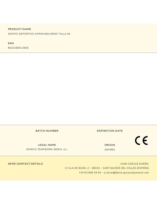 Zapato deportivo gymkhana bmgf talla 46