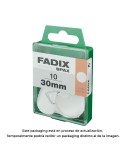 Caja m 10 unid. colgante autoadhesivo 30mm fadix