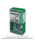 Caja s 15 unid. tornillo rosca chapa cr autot. 3,9x25mm fadix