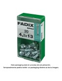 Caja s 20 unid. tornillo rosca chapa cr autot. 4,2x13mm fadix