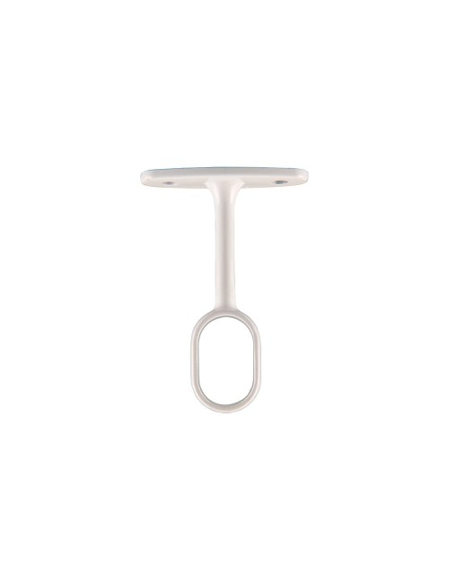 Soporte armario central ovalado blanco (1 ud) cintacor - storplanet