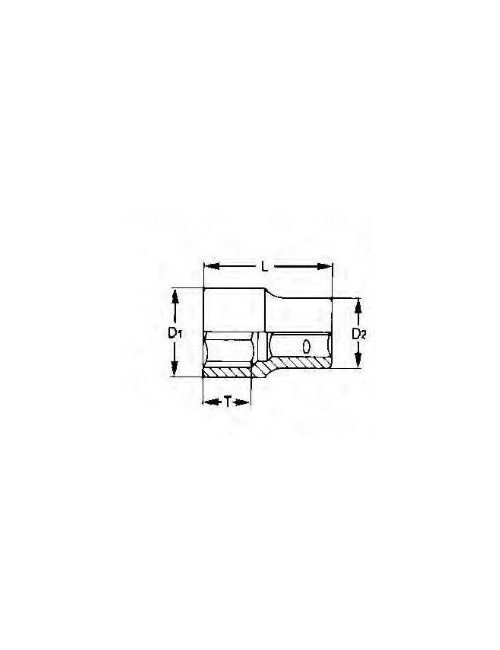 VASO BIHEX 1" 36MM M110536