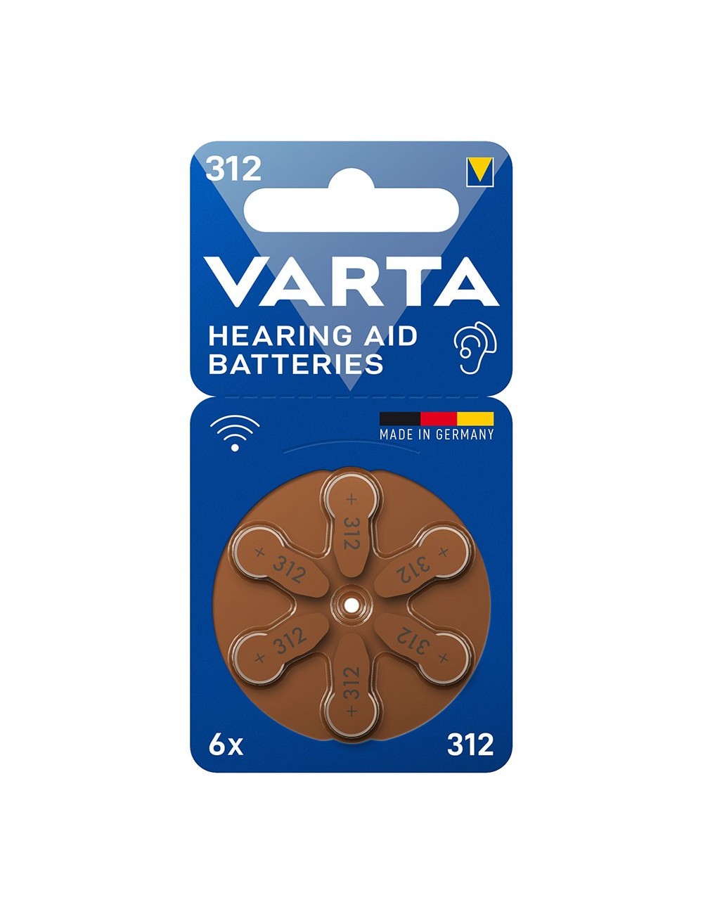 Pila para audífonos varta hearing aid batteries 312 (blister 6 unid.) Pila para audífonos varta hearing aid batteries 312 (blister 6 unid.)
