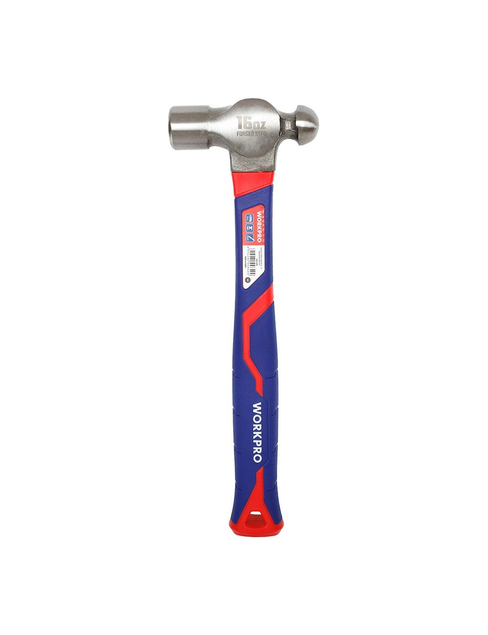 Martillo de bola de 450g con mango de fibra de vidrio. workpro Martillo de bola de 450g con mango de fibra de vidrio. workpro