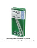 Caja m 2 unid. tornillo metrica cab hex+tuerca cinc m 8x100mm fadix