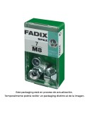 Caja s 7 unid. tuerca con autofreno cinc m 8 fadix