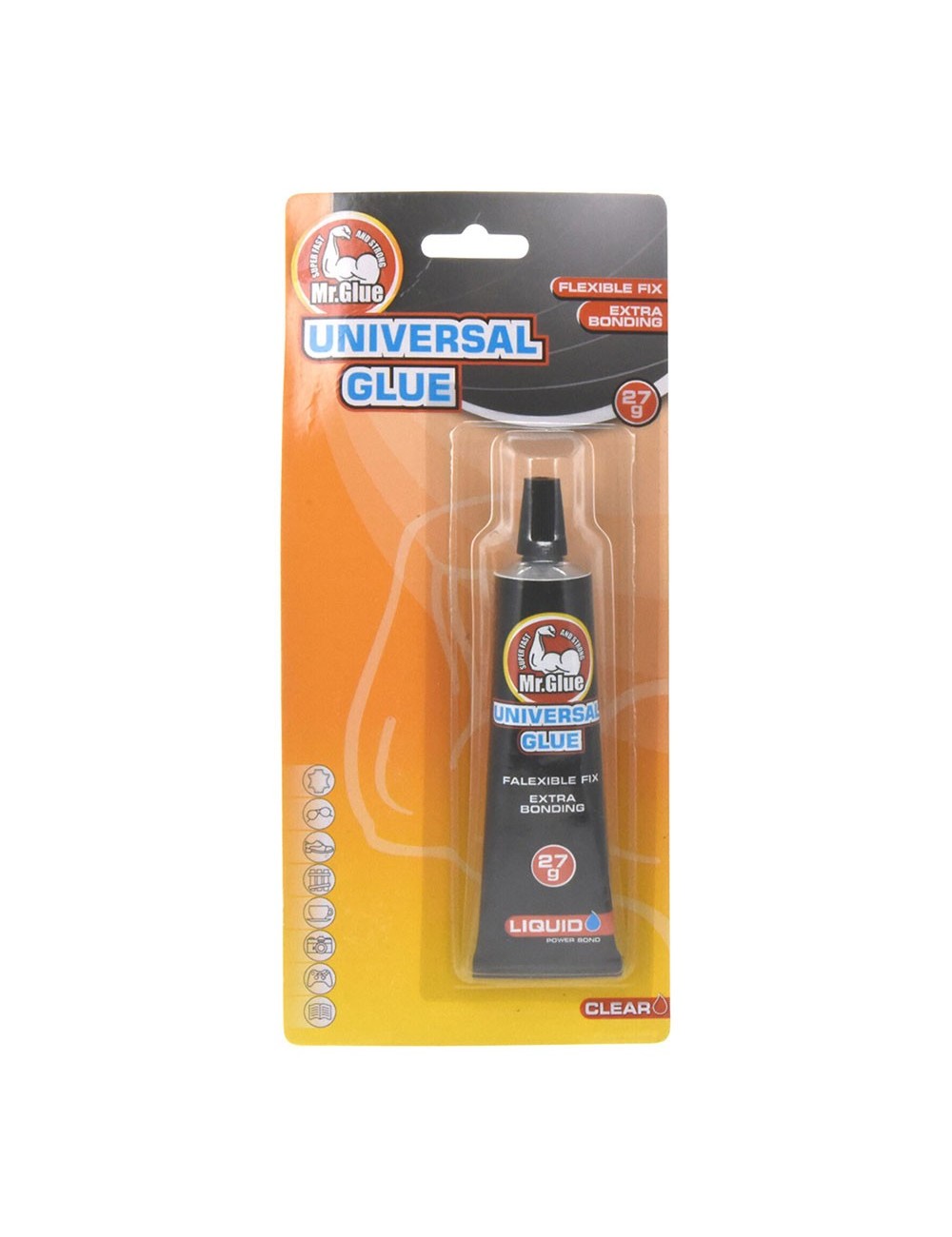 Pegamento universal, 27g, transparente, 113100140, , mr.glue Pegamento universal, 27g, transparente, 113100140, , mr.glue