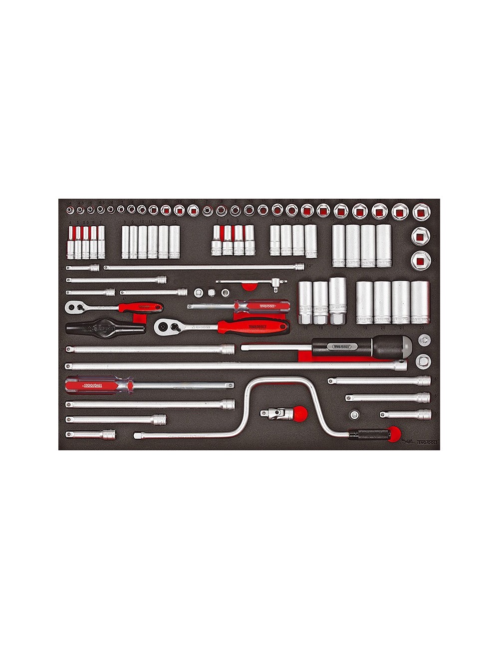 JUEGO DE VASOS 1/4"-3/8" TTESK86 86 PZAS TTESK86