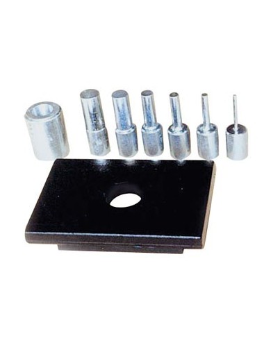 JUEGO MANDRILES 6P+PLACA PERF.PRENSA 20 T. WPP 20