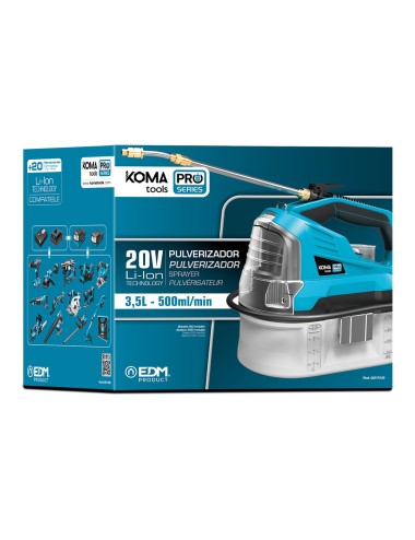Pulverizador / sulfatadora 20 v (sin batería ni cargador)