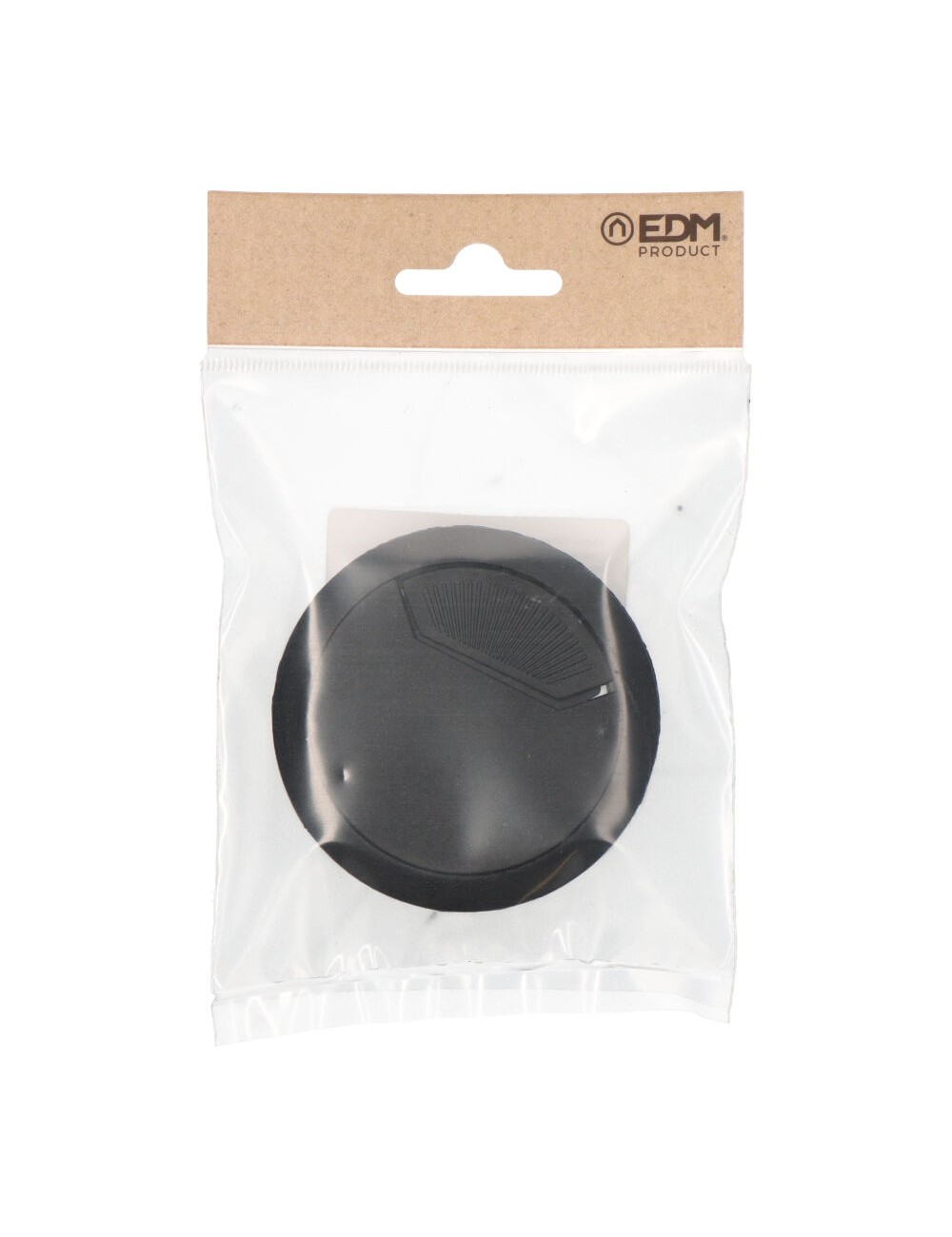 Tapón pasacables tpc01 ø60 x 22 mm negro, blister