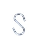 Gancho en forma de s 30 mm zincado, 7 uds