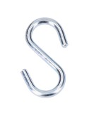 Gancho en forma de s 60 mm zincado, 2 uds