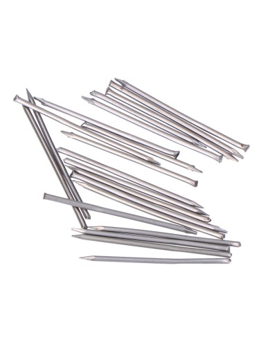 Punta aguja acero para tapeta 2,5 cm, pack 100 uds