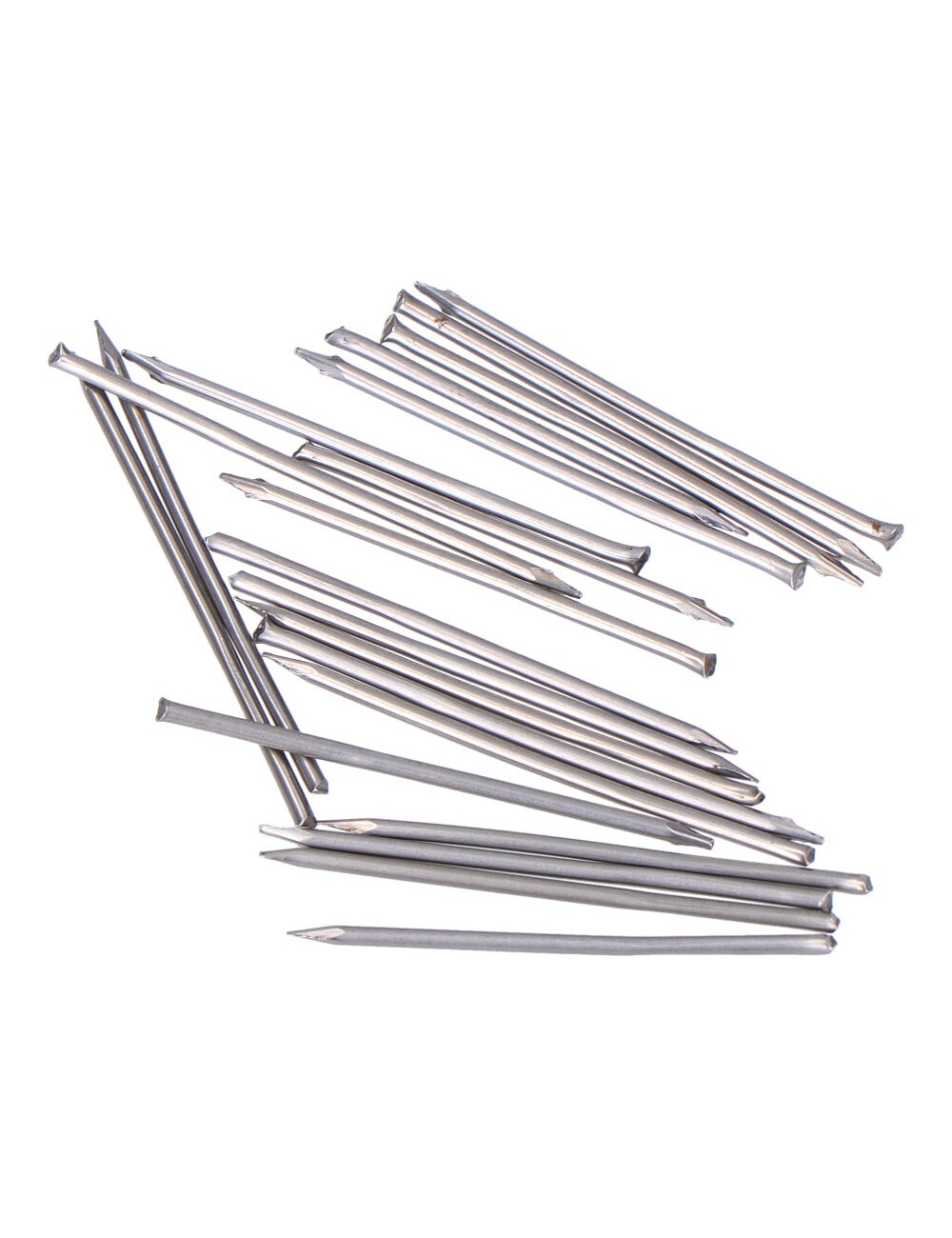 Punta aguja acero para tapeta 2,5 cm, pack 100 uds