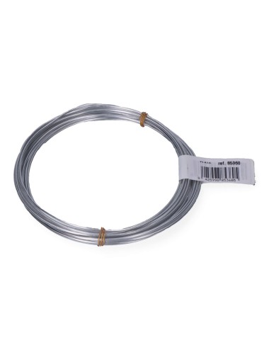 Alambre aluminio plata, calibre ø1,5 mm x 5 m
