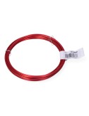 Alambre aluminio rojo, calibre ø1,5 mm x 5 m