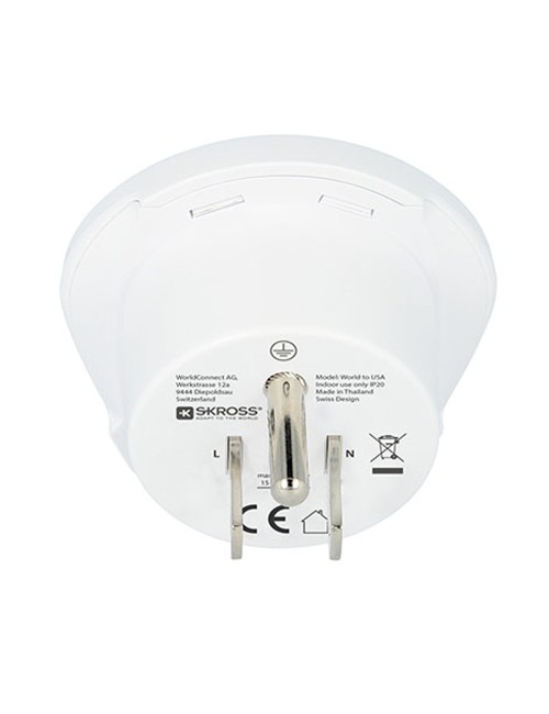 Adaptador mundial a estados unidos skross 1500221-e