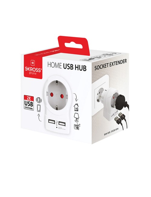 Adaptador europeo usb skross 1500282