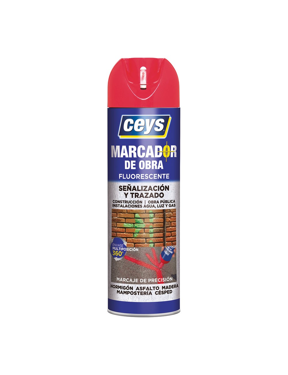 Marcador obra rojo 500 ml