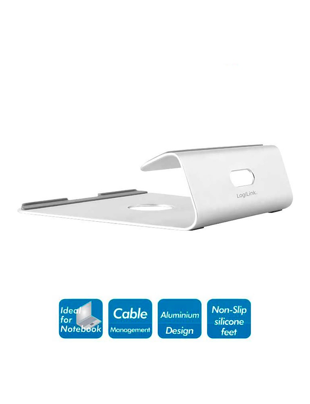 Soporte de aluminio para portátil / tablet 11-15"