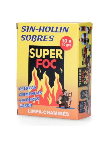 Deshollinador sin-hollin caja con 10 sobres
