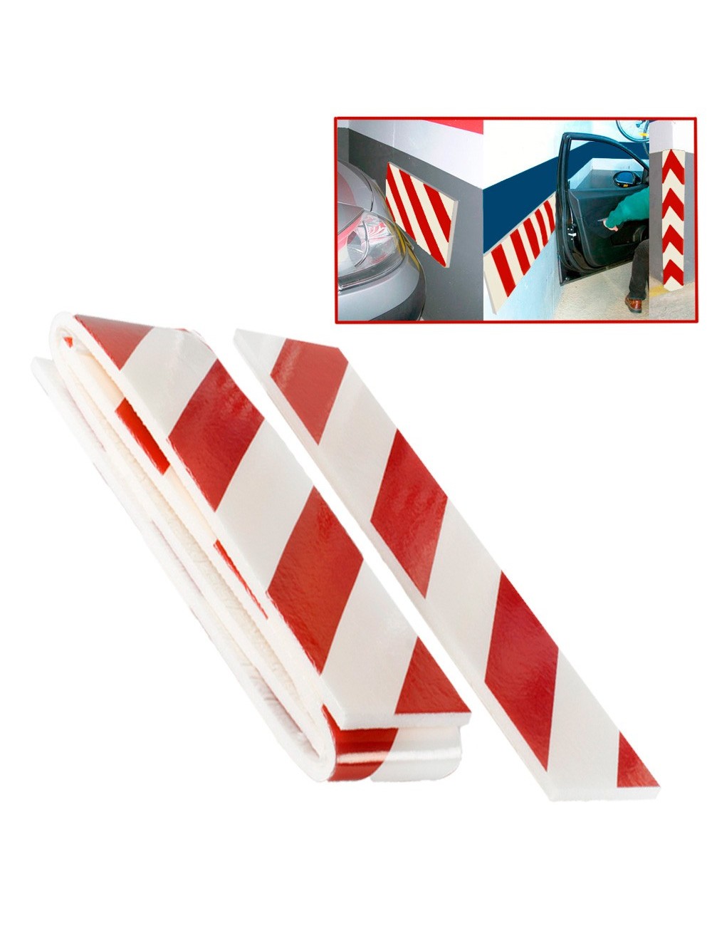 Panel autoadhesivo anti golpes 1m x 13,7cm (2 unid.) Panel autoadhesivo anti golpes 1m x 13,7cm (2 unid.)