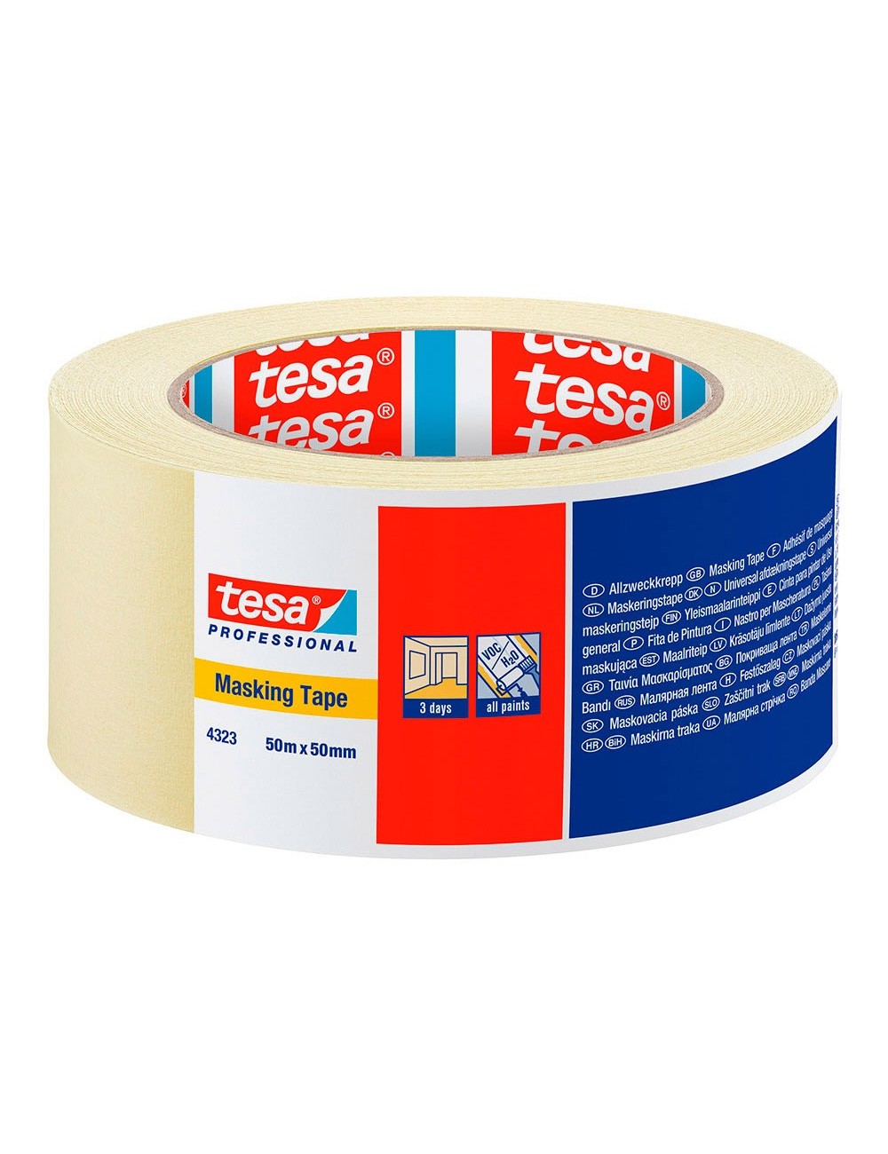 Cinta de pintor 50m x 50mm 4323 tesa Cinta de pintor 50m x 50mm 4323 tesa