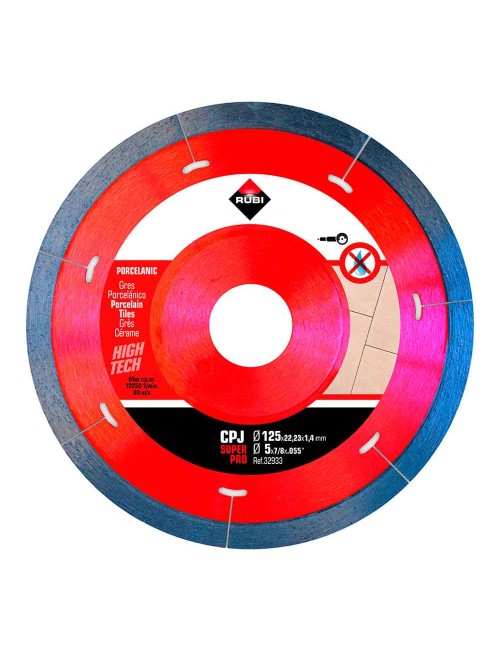 Disco diamantado cpj superpro ø125 mm