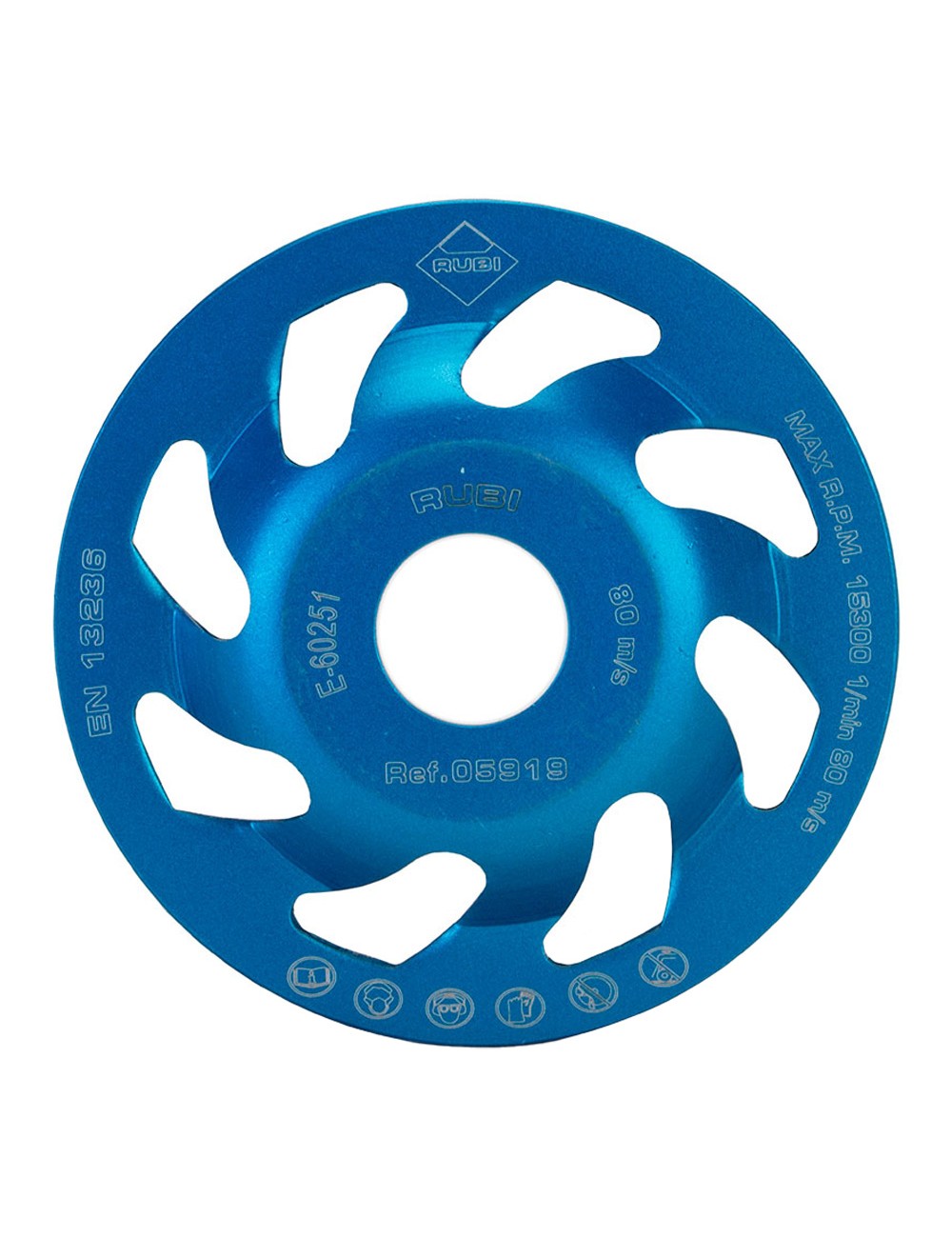 Muela desbaste fan cup para hormigón ø100 mm