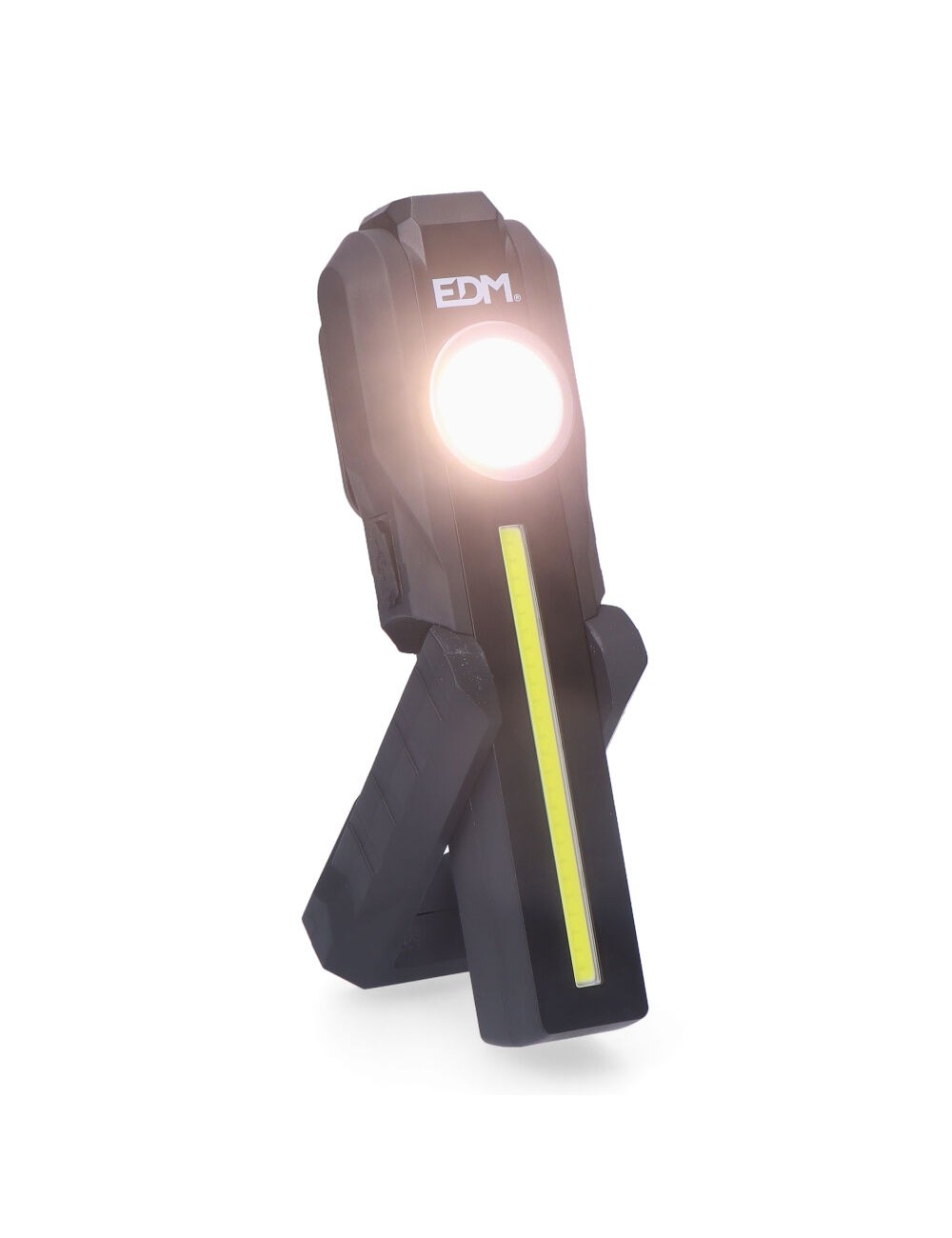 Linterna de trabajo cob 200lm + 200lm + spot superior 50lm