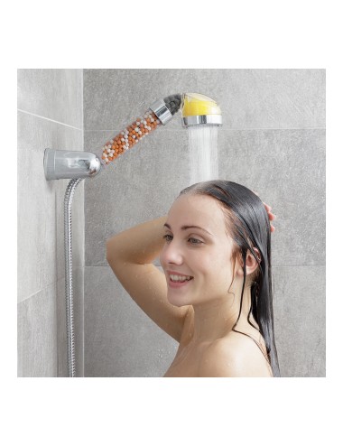 Mango de ducha shosence multifunción con aromaterapia y minerales