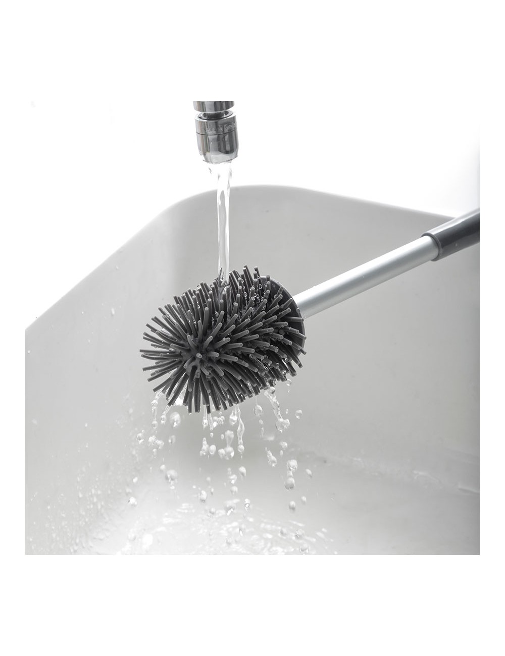 Escobillero wc de goma para el inodoro kleanu