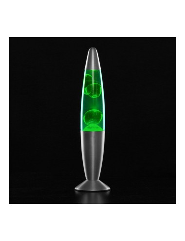 Lámpara de lava magma 25 w color verde