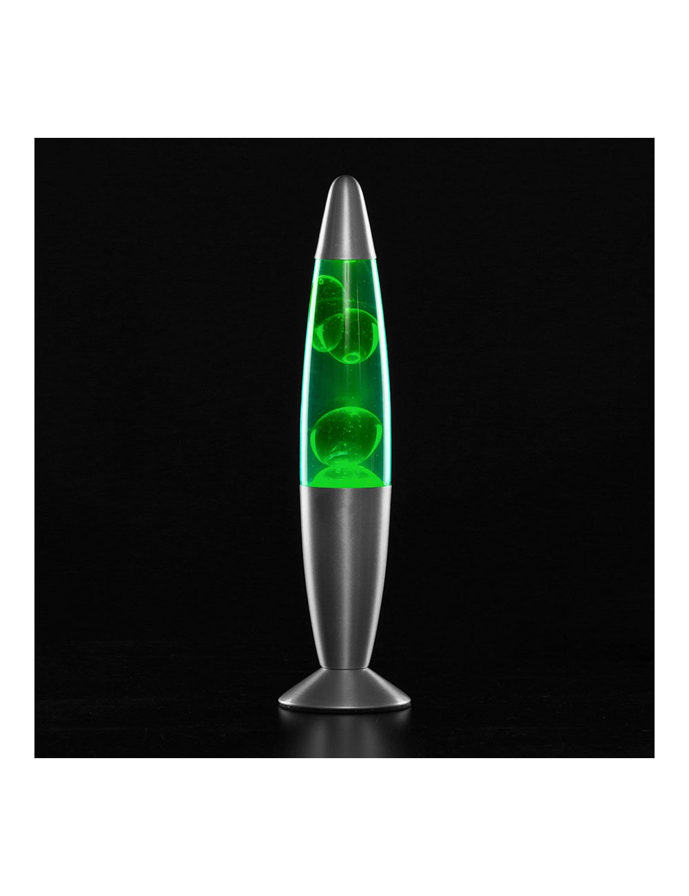 Lámpara de lava magma 25 w color verde