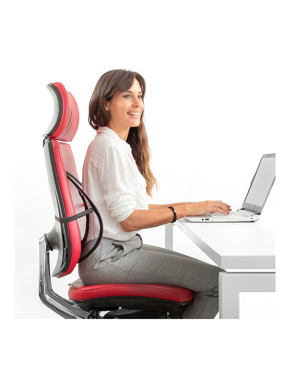 Respaldo lumbar portátil transpirable v0103128 innovagoods