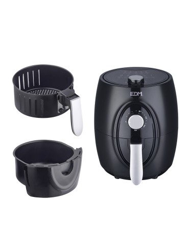 Freidora de aire 3,6 l 1400 w con cesta *** promoción regalo 1 ud ref. 07788 - papel freidora de aire ø17 cm 100 uds ***