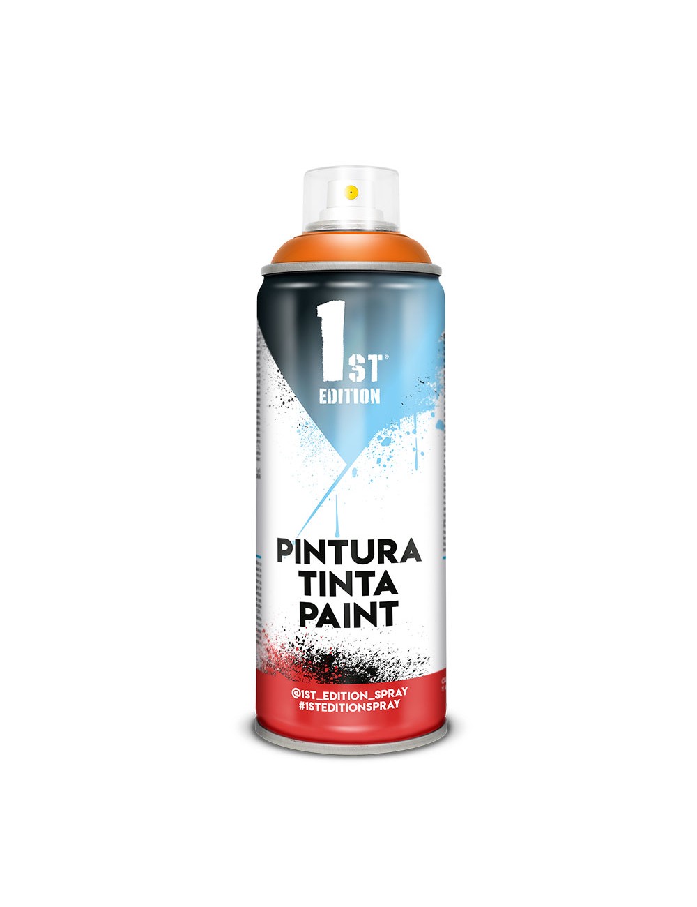 Pintura alquídica spray 520 cc ref 645 naranja peligro mate 300 ml
